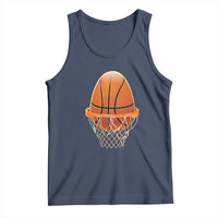 Funny Easter Egg Basketball Sport Lover Tank Top