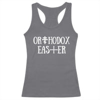 Orthodox Easter Orthodox Christian Faith Jesus Cross Racerback Tank Top