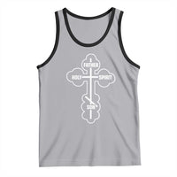 Russian Greek Byzantine Golden Orthodox Cross Father Son Holy Spirit Tank Top