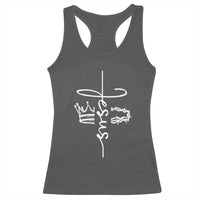 Jesus Christian Lord & Savior Crown of Thorns Racerback Tank Top