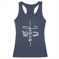 Jesus Christian Lord & Savior Crown of Thorns Racerback Tank Top