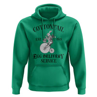 Funny Easter Day Cottontail Egg Delivery Service Hoodie Bunny Rabbit