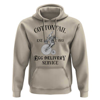 Funny Easter Day Cottontail Egg Delivery Service Hoodie Bunny Rabbit