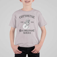Funny Easter Day Cottontail Egg Delivery Service T Shirt For Kid Bunny Rabbit