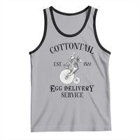 Funny Easter Day Cottontail Egg Delivery Service Tank Top Bunny Rabbit