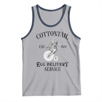 Funny Easter Day Cottontail Egg Delivery Service Tank Top Bunny Rabbit