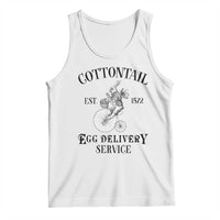 Funny Easter Day Cottontail Egg Delivery Service Tank Top Bunny Rabbit