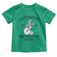 Funny Easter Day Cottontail Egg Delivery Service Toddler T Shirt Bunny Rabbit