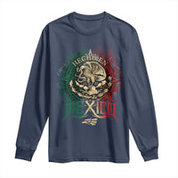 Hecho En Mexico Long Sleeve Shirt Mexican Pride Aztec Eagle