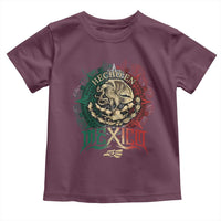 Hecho En Mexico Toddler T Shirt Mexican Pride Aztec Eagle