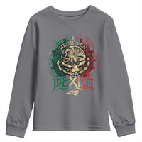 Hecho En Mexico Youth Sweatshirt Mexican Pride Aztec Eagle