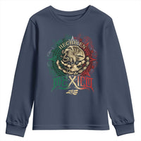 Hecho En Mexico Youth Sweatshirt Mexican Pride Aztec Eagle