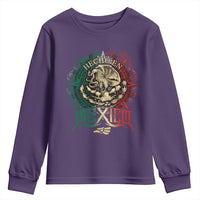 Hecho En Mexico Youth Sweatshirt Mexican Pride Aztec Eagle