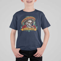 Funny Mexico Lindo Y Querido T Shirt For Kid Mexican Pride Vintage Sombrero Hat Skull
