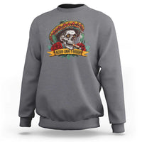 Funny Mexico Lindo Y Querido Sweatshirt Mexican Pride Vintage Sombrero Hat Skull