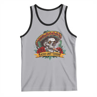 Funny Mexico Lindo Y Querido Tank Top Mexican Pride Vintage Sombrero Hat Skull