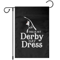 Funny This Is My Derby Day Dress Garden Flag Horse Racing Fascinator Hat