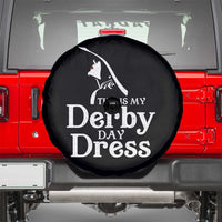 Funny This Is My Derby Day Dress Spare Tire Cover Horse Racing Fascinator Hat