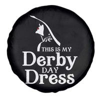 Funny This Is My Derby Day Dress Spare Tire Cover Horse Racing Fascinator Hat