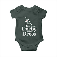 Funny This Is My Derby Day Dress Baby Onesie Horse Racing Fascinator Hat