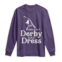 Funny This Is My Derby Day Dress Long Sleeve Shirt Horse Racing Fascinator Hat