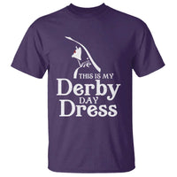 Funny This Is My Derby Day Dress T Shirt Horse Racing Fascinator Hat