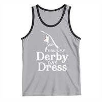 Funny This Is My Derby Day Dress Tank Top Horse Racing Fascinator Hat