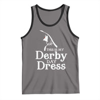Funny This Is My Derby Day Dress Tank Top Horse Racing Fascinator Hat