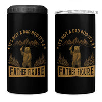 Funny It's Not A Dad Bod It's A Father Figure 4 in 1 Can Cooler Tumbler Bear Beer Father's Day - Wonder Print Shop