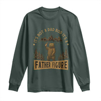 Funny It's Not A Dad Bod It's A Father Figure Long Sleeve Shirt Bear Beer Father's Day