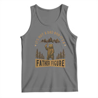 Funny It's Not A Dad Bod It's A Father Figure Tank Top Bear Beer Father's Day