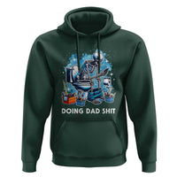 Funny Doing Dad Shit Hoodie Skeleton Toilet Dad Jokes Father's Day