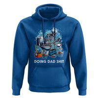 Funny Doing Dad Shit Hoodie Skeleton Toilet Dad Jokes Father's Day