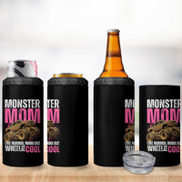 Monster Mom Like Normal Mama But Wheelie Cool 4 in 1 Can Cooler Tumbler Monster Truck Mama