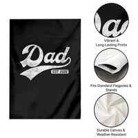 Dad Est 2026 Garden Flag Funny New Dad Baby Announcement