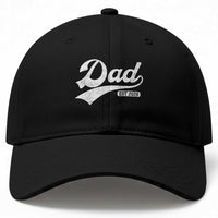 Dad Est 2026 Baseball Cap Funny New Dad Baby Announcement