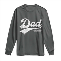 Dad Est 2026 Long Sleeve Shirt Funny New Dad Baby Announcement