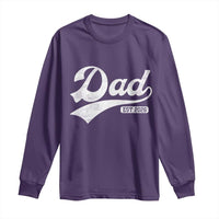 Dad Est 2026 Long Sleeve Shirt Funny New Dad Baby Announcement