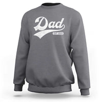 Dad Est 2026 Sweatshirt Funny New Dad Baby Announcement