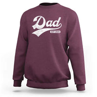 Dad Est 2026 Sweatshirt Funny New Dad Baby Announcement