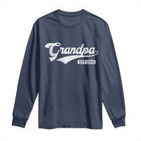 Grandpa Est 2026 Long Sleeve Shirt New Grandpa Paternity Father's Day
