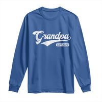 Grandpa Est 2026 Long Sleeve Shirt New Grandpa Paternity Father's Day