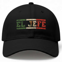 El Jefe Baseball Cap Funny Mexican Boss Spanish Slang