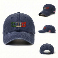 El Jefe Washed Cotton Baseball Cap Funny Mexican Boss Spanish Slang