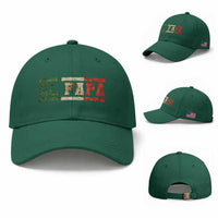 El Papa Funny Mexican Dad Baseball Cap Mexico Vintage Flag Father's Day