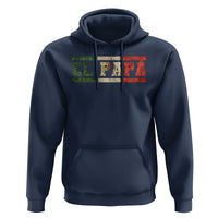 El Papa Funny Mexican Dad Hoodie Mexico Vintage Flag Father's Day