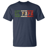 El Papa Funny Mexican Dad T Shirt Mexico Vintage Flag Father's Day