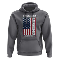 A Coaching Legend Has Retired Hoodie Vintage American Flag - Wonder Print Shop