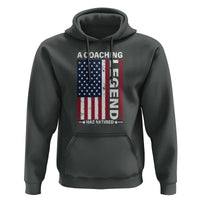 A Coaching Legend Has Retired Hoodie Vintage American Flag - Wonder Print Shop