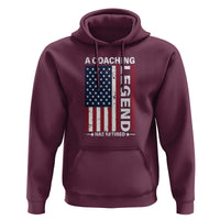 A Coaching Legend Has Retired Hoodie Vintage American Flag - Wonder Print Shop
